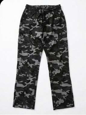 Snoop Dogg Dogg Supply Camo Cargo Pants - Gray Camouflage Streetwear - Small